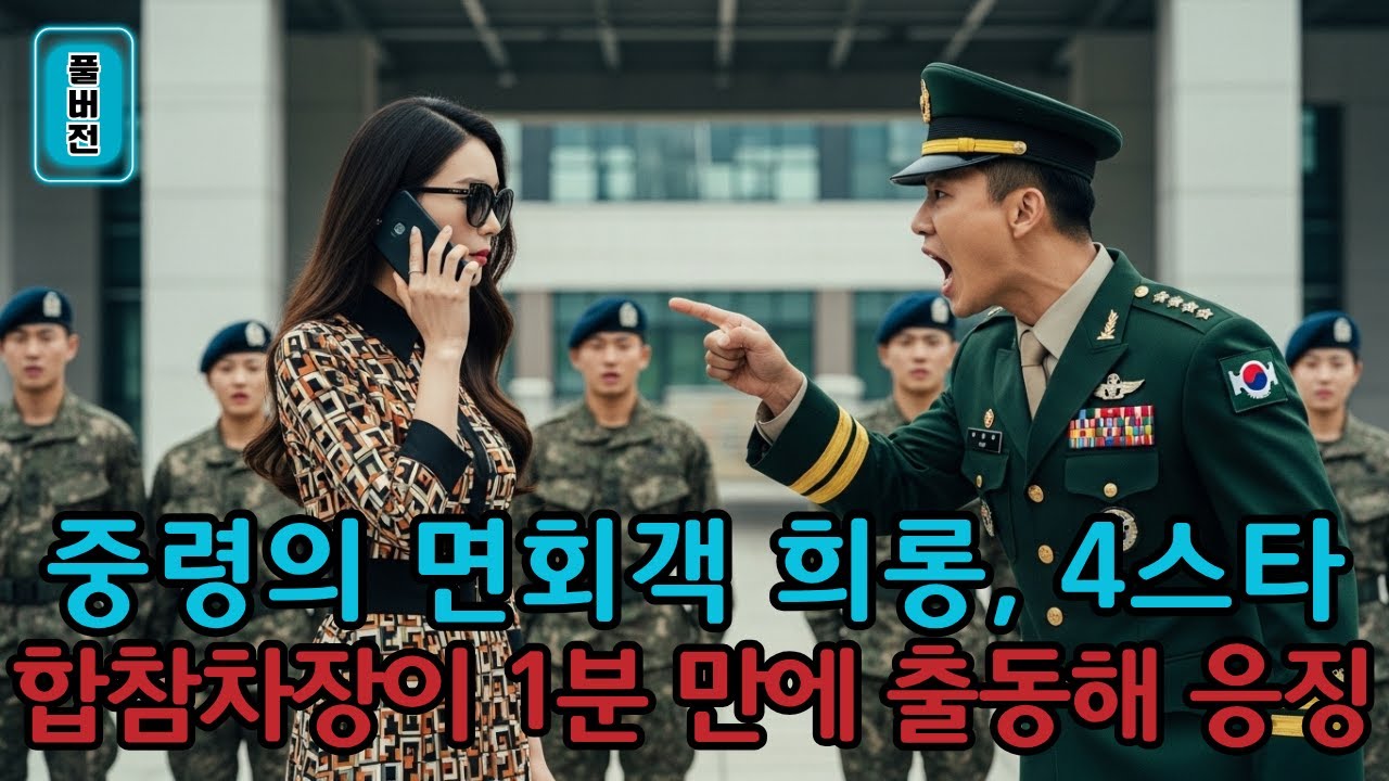 [실화] “누굴 건드린 줄 알아?”😡505특임단 조카 면회 왔다가 희롱당한 이모,그녀의 전화 한 통에 ‘4스타 합참차장’이 뛰어왔다.⚡ [오디오북] [반전사연] [감동사연]