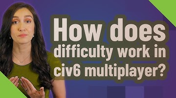How does difficulty work in civ6 multiplayer?