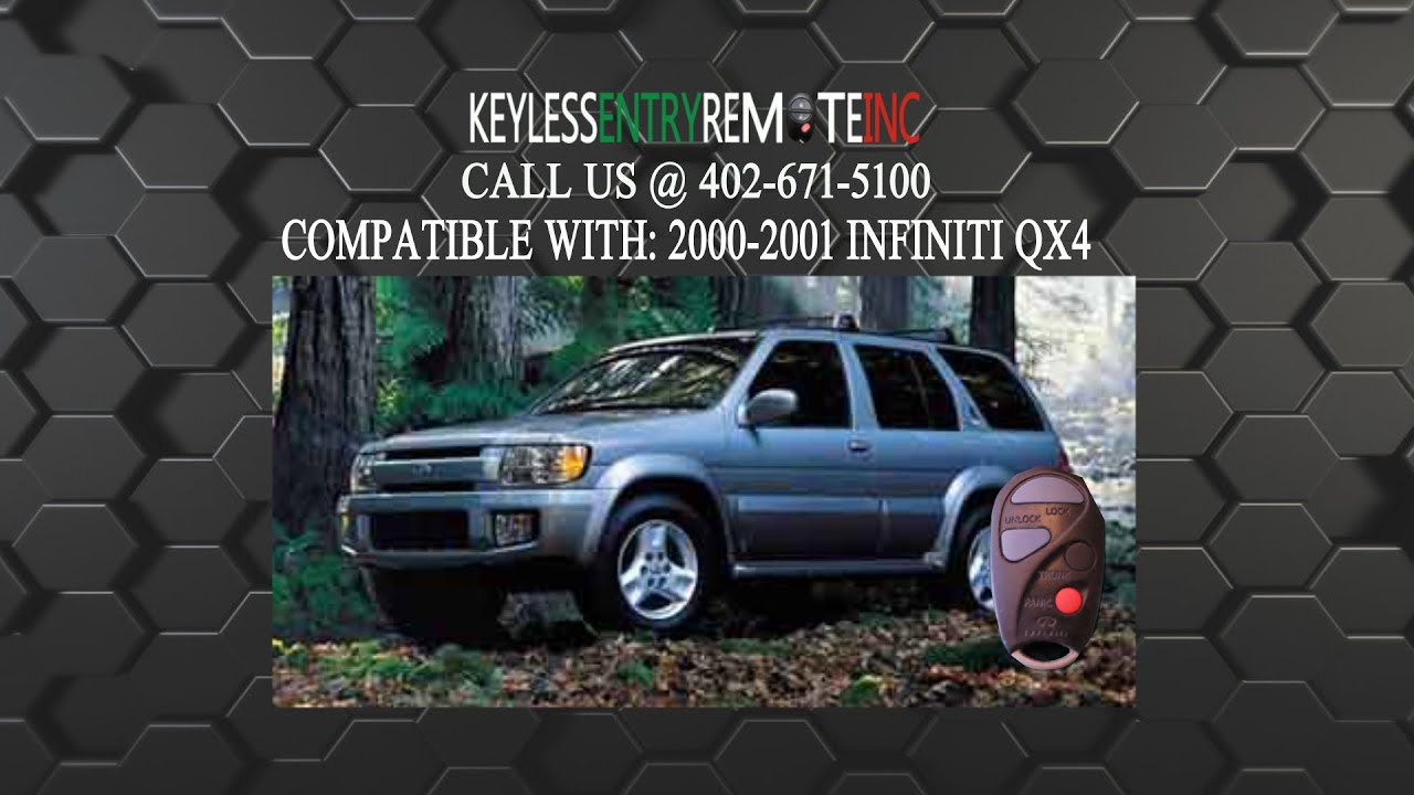 How To Replace Infiniti Qx4 Key Fob Battery 2000 2001 - YouTube