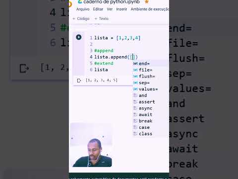 Vídeo: Qual é a diferença entre append e extend em Python?