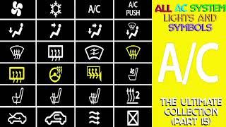 Car Dashboard Lights and Symbols - All Air Conditioning System Lights And Symbols (Part 15)