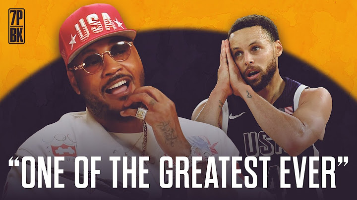 Is Stephen Curry The Greatest Point Guard Ever? | Carmelo Anthony Reacts