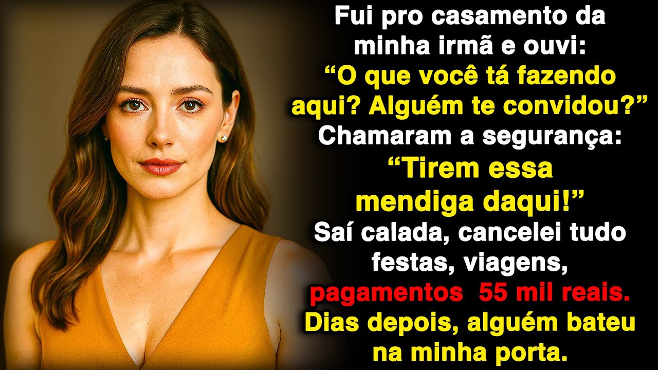 Fui ao almoço de luxo da minha irmã e ouvi: você não é bem-vinda, vá embora!