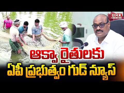 AP Government Good News for Aqua Farmers || Aqua Farmers Get Power Subsidy | BRK News - TV9