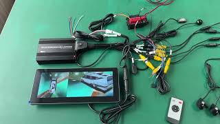 DV360-3DC-BSD+TS1025 RV Motorhome 360 camera system with 10.25inch touch screen wiring video