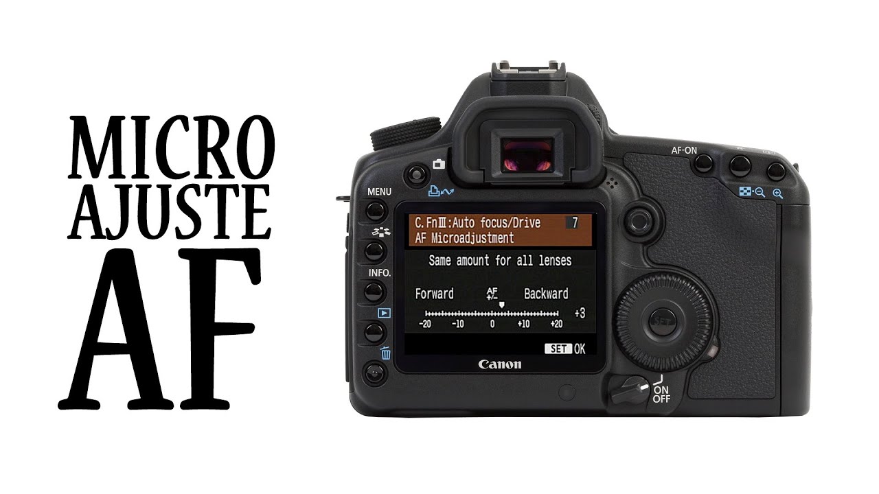 Micro ajuste AF - Canon EOS 5D Mark II - YouTube