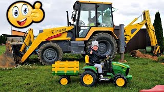 Marcel I Wielka Koparka , Traktorek John Deere Siema Tu Marcel