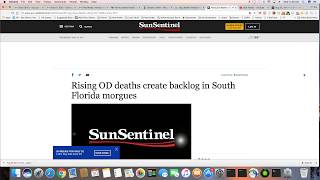 South Florida Backlogged with OD Deaths