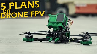 5 plans au DRONE FPV à faire partout !