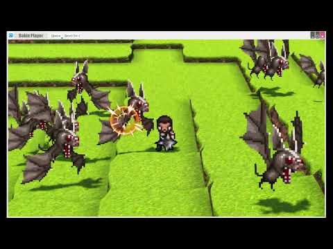 RPG Developer Bakin: Action Battle System Testing