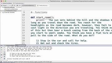 Making an Adventure Game in Python