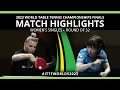 Suh hyo won vs adina diaconu  ws r32  2023 ittf world table tennis championships finals