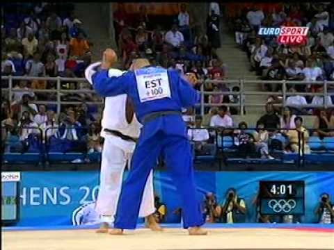 Judo Olympia Athen 04 Indrek Pertelson Vs Paolo Bianchessi Youtube