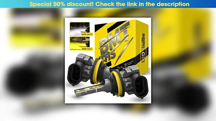 Must Buy BMTxms 2PCS Canbus H11 H8 LED Fog Light Bulbs H27 880 881 9006 HB4 HB3 9145 H10 H16 LED CS