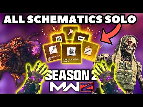 Every schematic including gear in MW3 Zombies