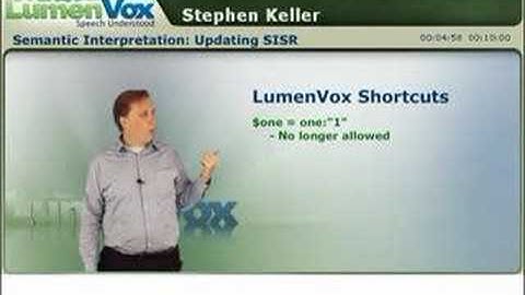 Updating SISR Grammars in your Speech Recognition App