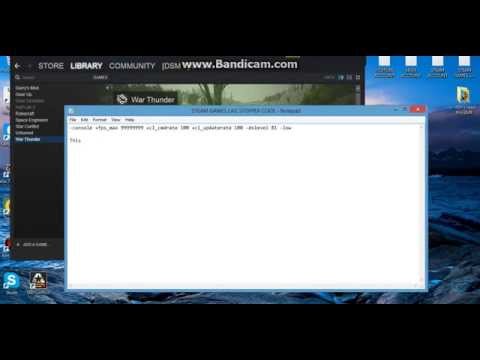 How to stop lag in steam FPS games