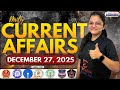 27 Dec 2025 CA Today 🔥 | One Video = Maximum Marks 📈 | All Competitive Exams