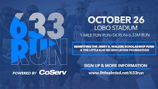 Come Join Us For The 4Th Annual 633 Run October 26