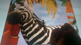 Horacio the handsnake - Randall the Zebra (Muppet)