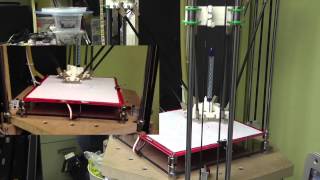 Delta 3D Printer Project. Start To Finish Of Building A rostock delta robot 3D printer prototype.