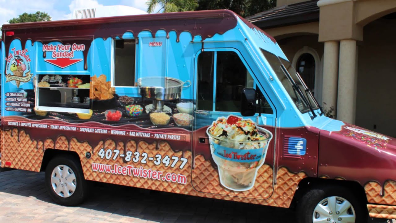 Ice Twister Presents Orlando Ice Cream Truck "Make Your Own Sundae