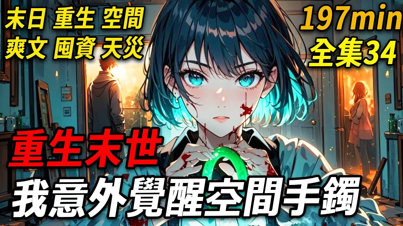 【末世手鐲34】重生末世前，我意外覺醒空間手鐲，上一世遭渣爹遺棄、朋友背叛，含恨慘死。慘死四年後我瘋狂囤物資，渣爹渣友敢來犯？美食武器在手，牛排紅酒相伴，綠茶白蓮黑心鄰居？瘋批女主，全程颯爽，不服就戰