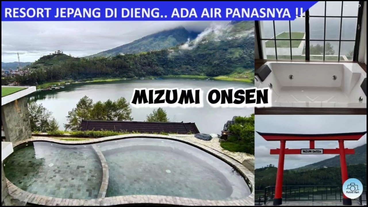 Resort Ala Jepang di Dieng !! Mizumi Onsen | Ada Onsen Air Panasnya| Rekomendasi Resort di Dieng
