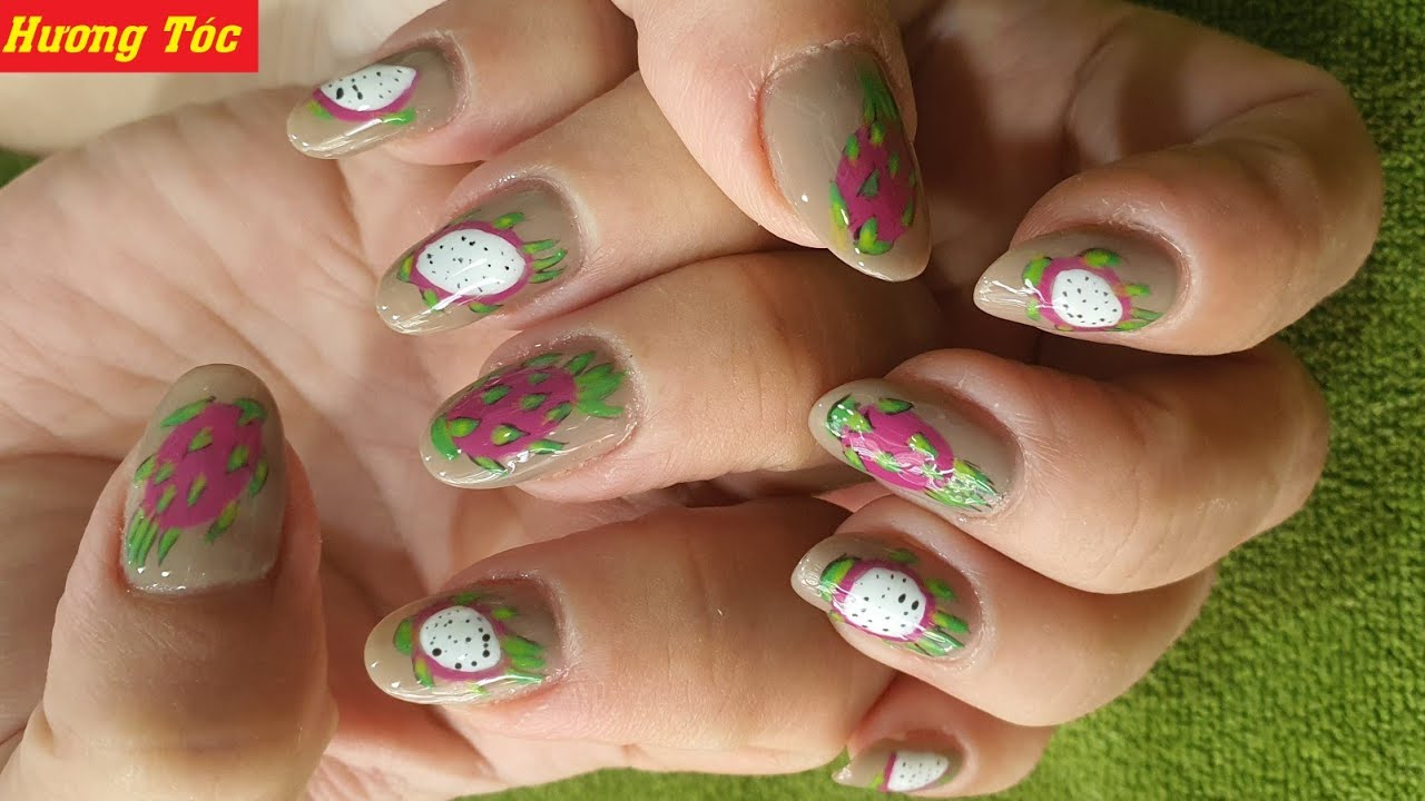 Mẫu Nail Trái Cây Đơn Giản Đẹp Dễ Thương Nhất