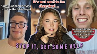 Celebrity Reacting to UNHINGED Reels from Christian Men Profile