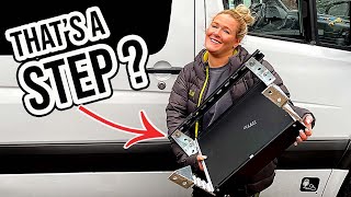 We FITTED A Side Step To Get In The Van