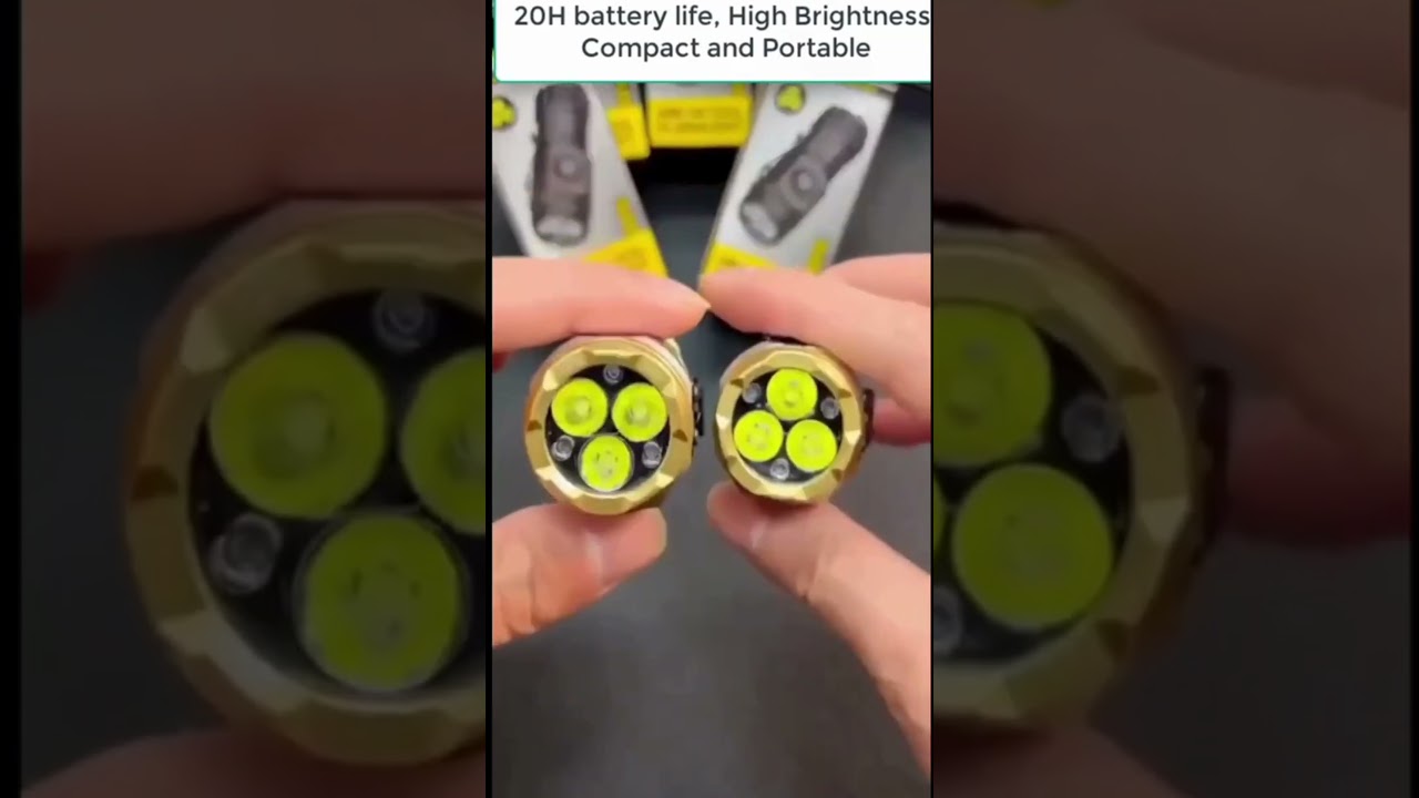 Three-Eyed Monster Mini Flash Super Power Flashlight