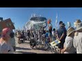 Key West residents protest arrival of large cruise ship