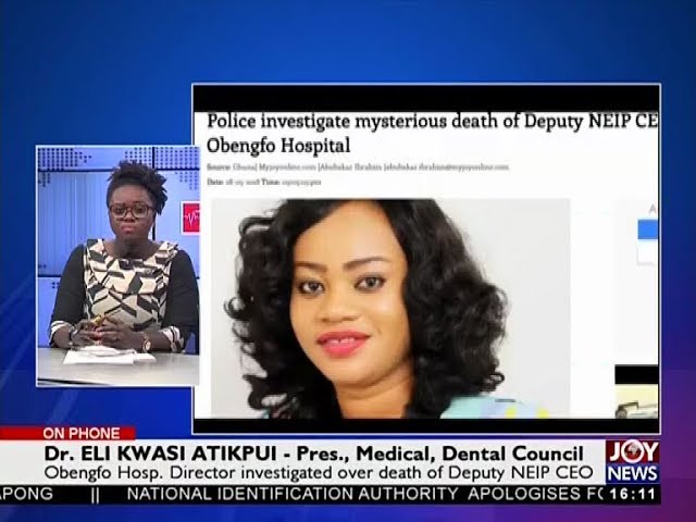 Deputy NEIP CEO’s Death - The Pulse on JoyNews (29-5-18) class=