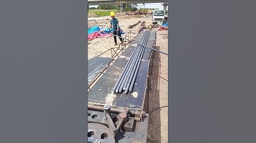 Bending process of threaded bar- Good tools and machinery make work easy