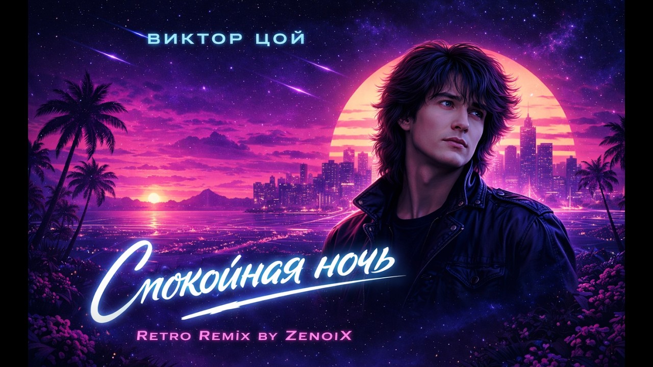 Viktor Tsoi – Спокойная ночь | Emotional 80s Remix | Retro Synthwave by ZenoiX