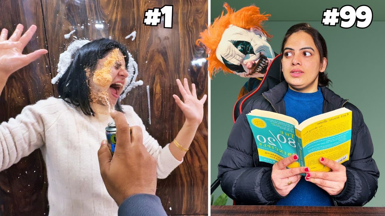 100 PRANKS in 24 HOURS REVENGE ! 😂