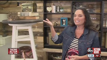 Diva of DIY: Transform an old stool into a trendy end table