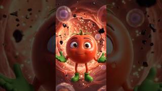 Tomato Hero Inside Human Body 😱🍅| #shorts #Tomato #shortsfeed #FunnyAnimation #ViralShorts