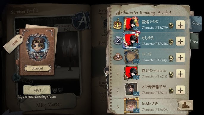 Acrobat Road To S Badge Identity V Youtube