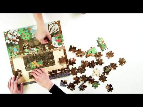 Rolf Puzzles - Puzzel boven en onder de grond - het bos