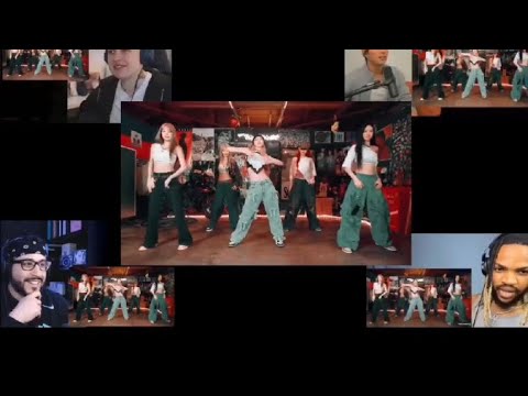 LE SSERAFIM-EASY @ THE GARAGE||REACTION MASHUP