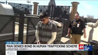 Man arrested as part of Limestone County human trafficking scheme denied bond