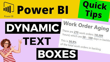 QT#66 - Integrate Measures Into the Standard Power BI Text Box to Create Dynamic Titles