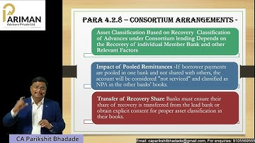 "Case Study #7 Analysis | NPA Status for Consortium Loan"