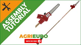Sbaraglia ARES-22 Battery-Powered Pruner on Telescopic Pole - Assembly Tutorial Video