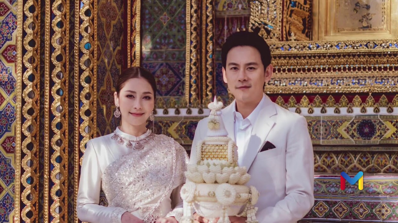 รูปสวยๆพิธีแต่งงานแบบไทยของ “นาตาลี เจียรวนนท์” กับ “ฟลุค เกริกพล” เมื่อเช้านี้