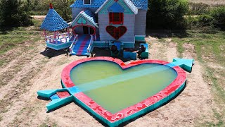 Build Heart Swimming Pool For Victorian House By Ancient Skill