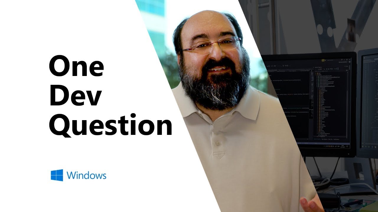 What was your work environment when you started at Microsoft? | One Dev Question