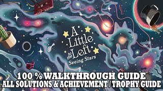 A Little to the Left Seeing Stars Walkthrough Solutions | ALL Achievement / Trophy Guide